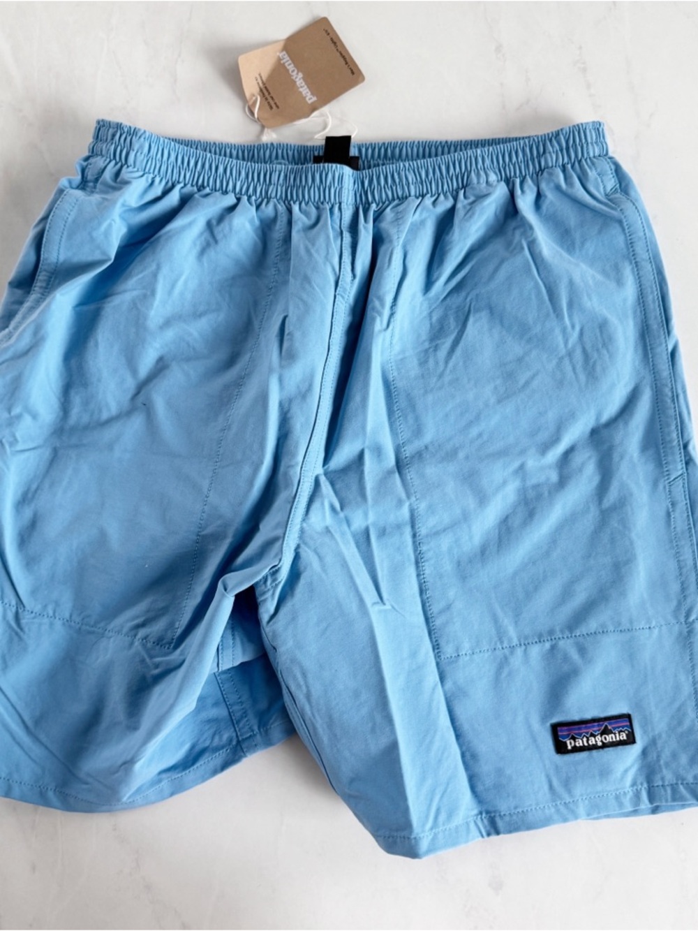Patagonia Light Blue Men's Swim Trunks